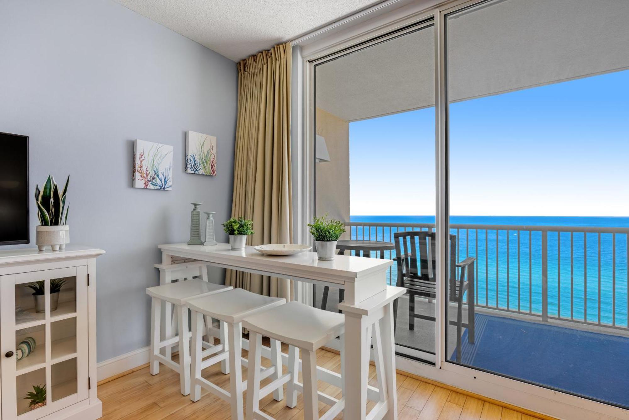 Parking Fee Included-Majestic 1-1606! Gulf Front 1Bedroom, Pool,Hot Tubs,Tennis Panama City Beach Zewnętrze zdjęcie
