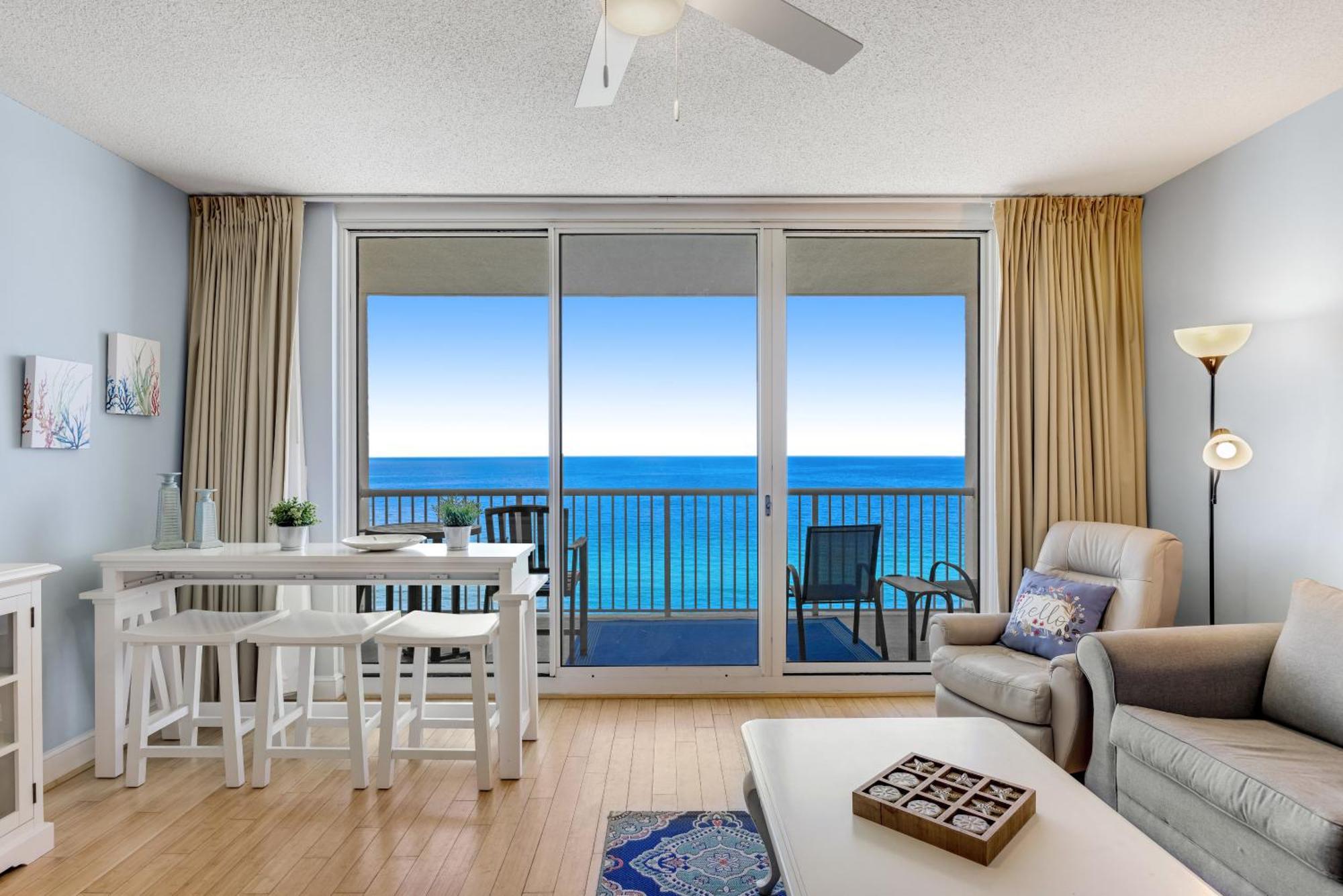 Parking Fee Included-Majestic 1-1606! Gulf Front 1Bedroom, Pool,Hot Tubs,Tennis Panama City Beach Zewnętrze zdjęcie